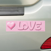 Love Bumpersticker (Op auto)