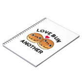 Love Bun Nog een Grappige Voedselgrap  Notitieboek (Linkerzijde)