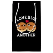 Love Bun Weer een grappige voedselpun Dark BG Klein Cadeauzakje (Voorkant)