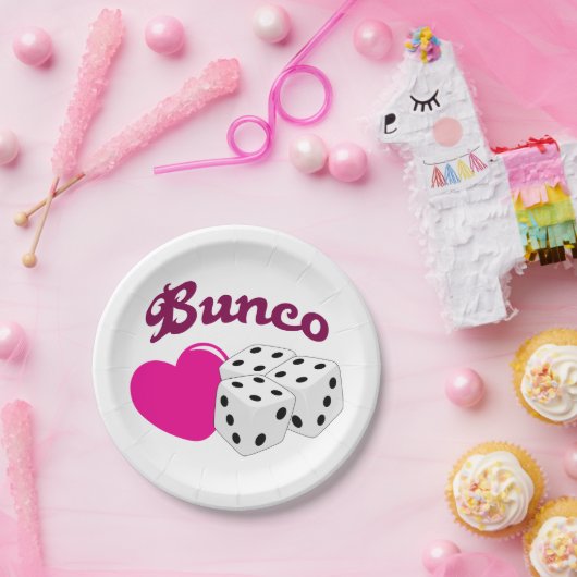 Love Bunco Papieren Bordje (Feest)