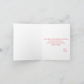 Love Bunnies | Aangepaste tekst en naam Valentijns Feestdagen Kaart (Binnen)