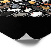 Love Bunnies Funny Rabbit Heart Poster (Hoek)