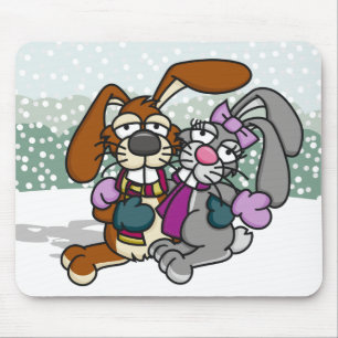 Love Bunnies Mousepad Muismat