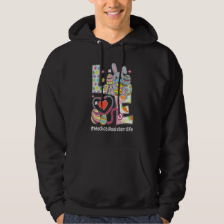 Love Bunnies Stethoscope Medical Assistant Life Ea Hoodie