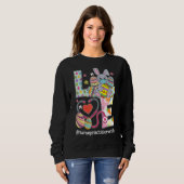 Love Bunnies Stethoscope Nurse Practitioner Life E Trui (Voorkant volledig)