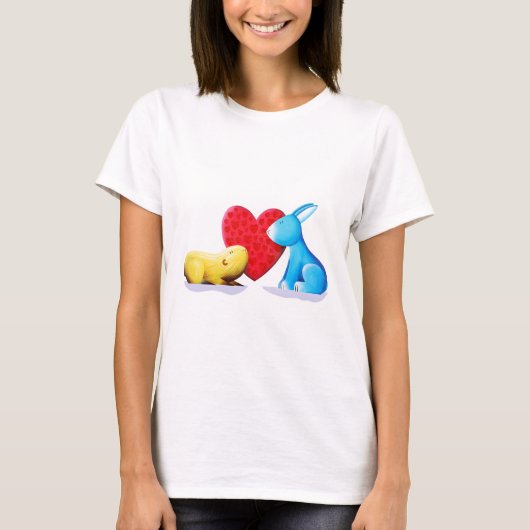 Love Bunnies T-shirt (Voorkant)