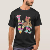 Love Bunny Ball Python Eggs Hunting Happy Easter D T-shirt (Voorkant)