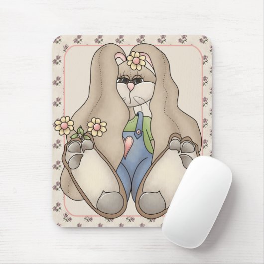 Love Bunny Mousepad Muismat (Met muis)