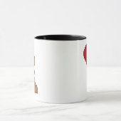 Love Bunny T-shirts and Gifts Mok (Midden)