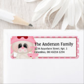 Love Bunny Valentijn Return Address Labels d2 (Insitu)