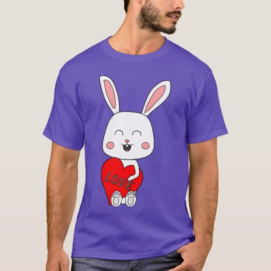 Love Bunny vintage T-shirt (Voorkant)