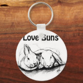 Love Buns Sleutelhanger (Voorkant)