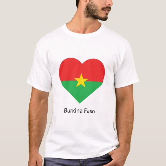 Love Burkina Faso T-shirt (Voorkant)