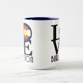 LOVE Burlington Colorado 15oz Mok (Midden)