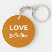 Love Butterflies Personalized   Sleutelhanger (Achterkant)