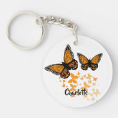 Love Butterflies Personalized Sleutelhanger (Voorkant)
