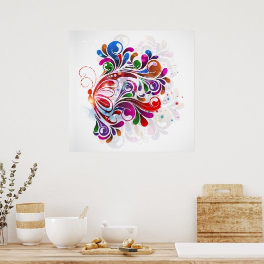 Love Butterflies Print (Keuken)