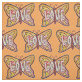 Love Butterfly Inspirerend Word Fabric Material Stof (Swatch)