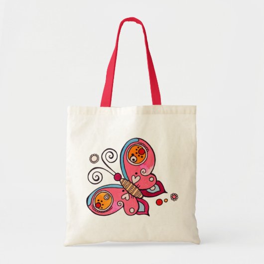 Love Butterfly Tote Bag (Voorkant)