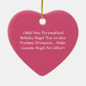 Love Butterfly Word Art Gift Holiday Ornament (Achterkant)