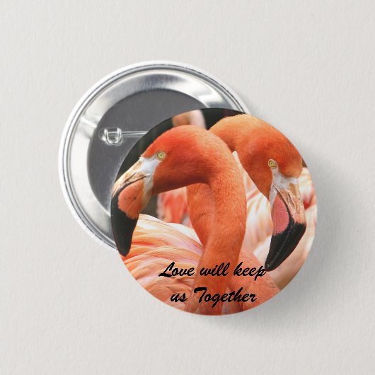 Love_Button Ronde Button 5,7 Cm (Voorkant /achterkant)