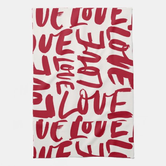 Love by Sommer Hamilton Theedoek (Verticaal)