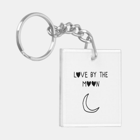 Love By the moon Sleutelhanger (Voorkant Links)