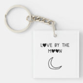 Love By the moon Sleutelhanger (Voorkant)