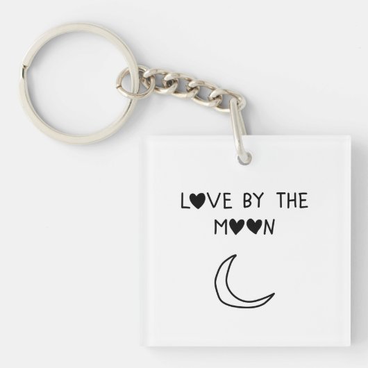 Love By the moon Sleutelhanger (Voorkant)