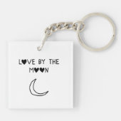 Love By the moon Sleutelhanger (Achterkant)