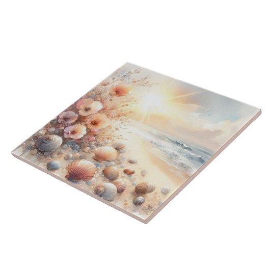 Love by the sea tegeltje (Zijkant)