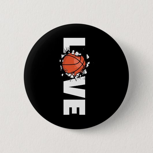 Love Bysketbyll 2 Ronde Button 5,7 Cm (Voorkant)