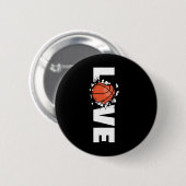 Love Bysketbyll 2 Ronde Button 5,7 Cm (Voorkant /achterkant)