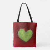 Love Cactus Canvas tas (Achterkant)