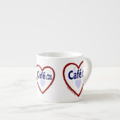 Love Café Au Lait - Espresso Mok (Voorkant rechts)