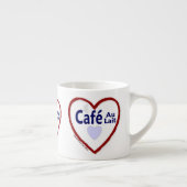 Love Café Au Lait - Espresso Mok (Rechts)