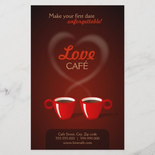 Love Cafe flyer (Voorkant)