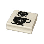Love Cafe" Rubberstempel (Stempel)