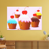 Love Cake's Canvas Afdruk (Insitu (Woonkamer))