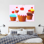 Love Cake's Canvas Afdruk (Insitu (Slaapkamer))
