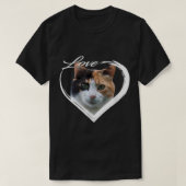 Love Calico Kat Callie Cat Lover T-shirt (Design voorkant)