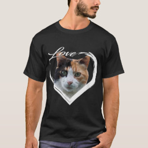 Love Calico Kat Callie Cat Lover T-shirt