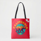 Love California Canvas tas (Voorkant)