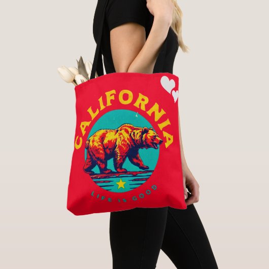 Love California Canvas tas (Dichtbij)