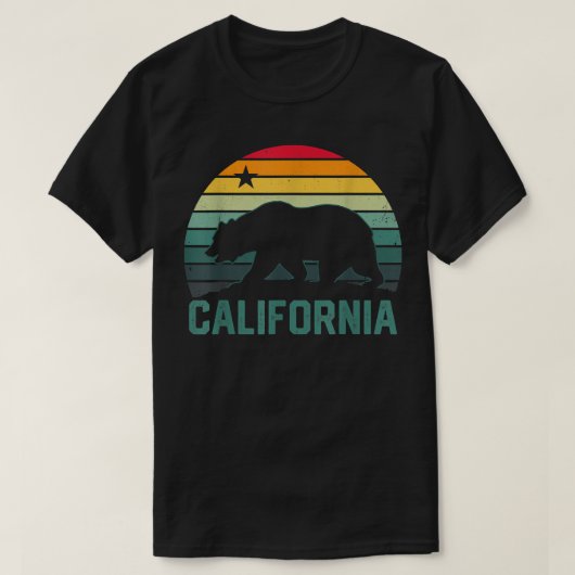 Love California Retro  Cali Pride Beer Suns T-shirt (Design voorkant)