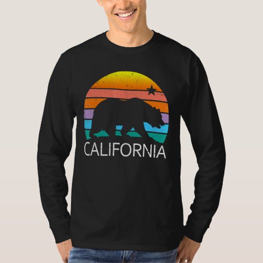 Love California Retro  Cali Pride Beer Suns T-shirt (Voorkant)