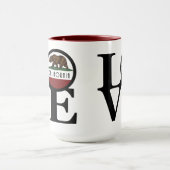 LOVE Californië 15oz Mok (Midden)