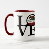 LOVE Californië 15oz Mok (Links)