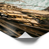 Love Calligraphy Paar Foto Poster (Hoek)