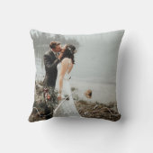 LOVE CALLIGRAPHY Script Typography Weddenbekleding Kussen (Achterkant)